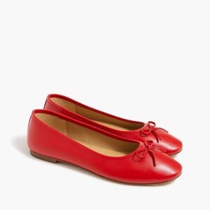 NEW J CREW FACTORY BALLET FLATS IN APPLE 10